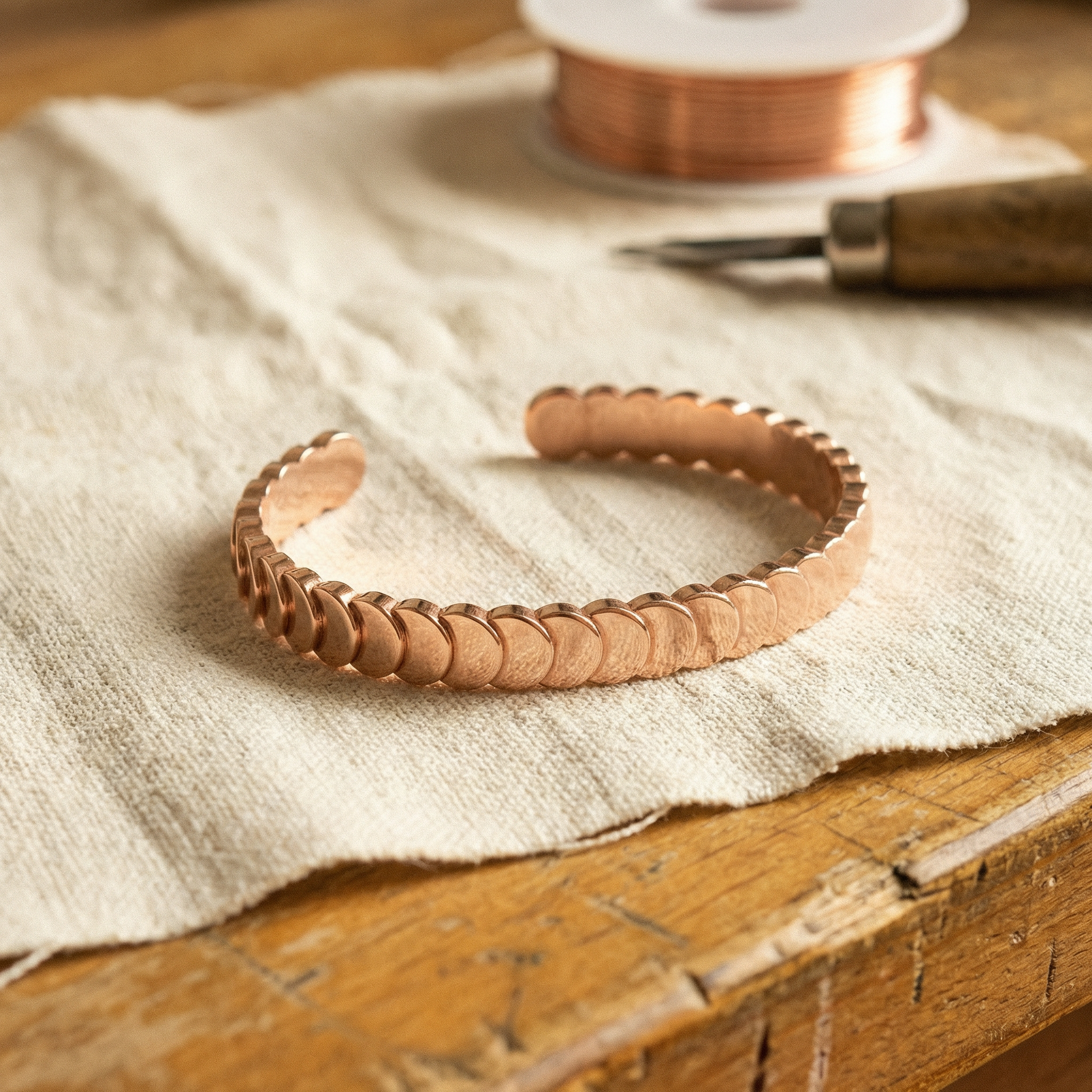 Tide Copper Bracelet