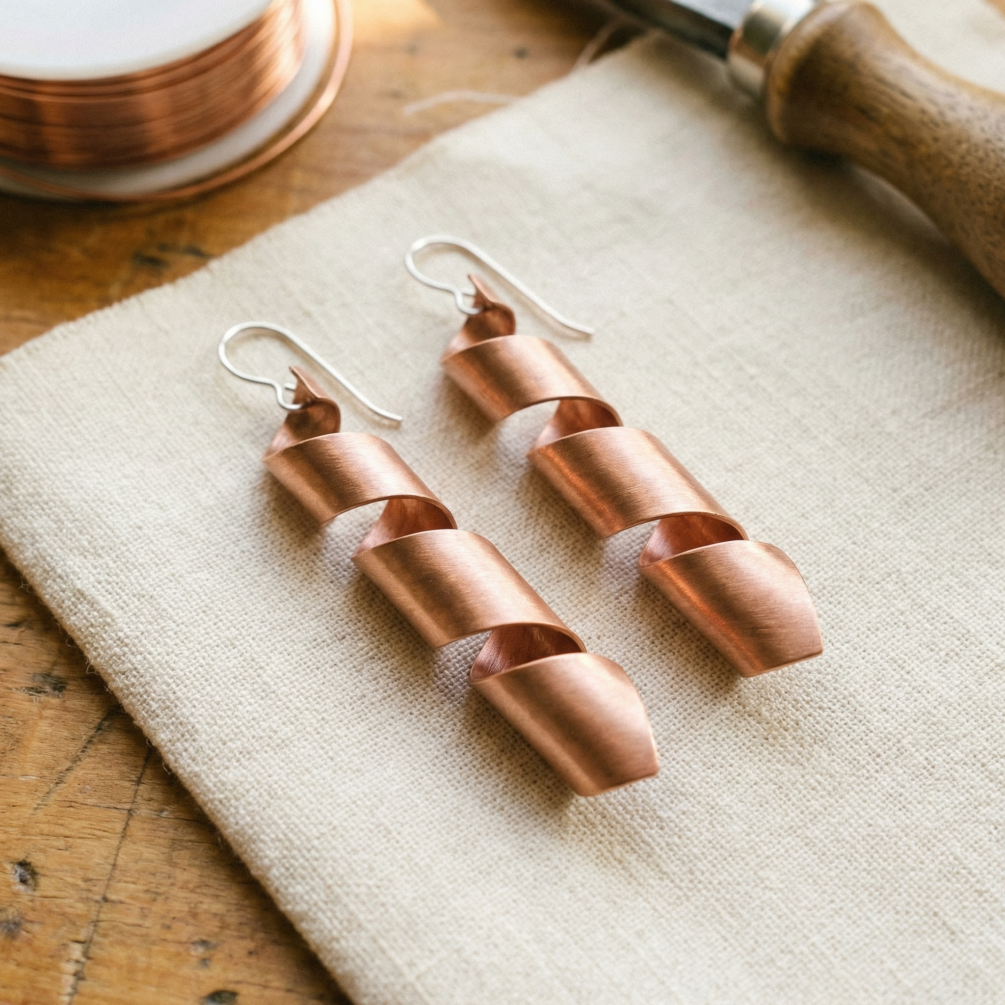 Copper Soul Dusk Copper Earrings