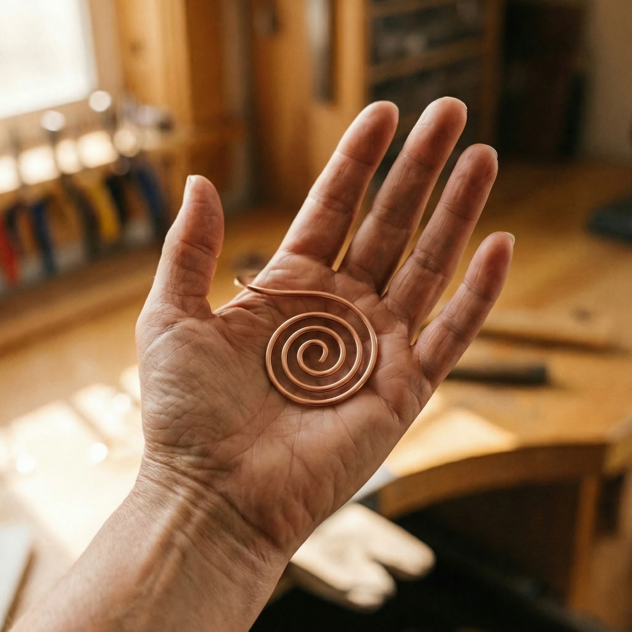 Flow Copper Hand Spiral