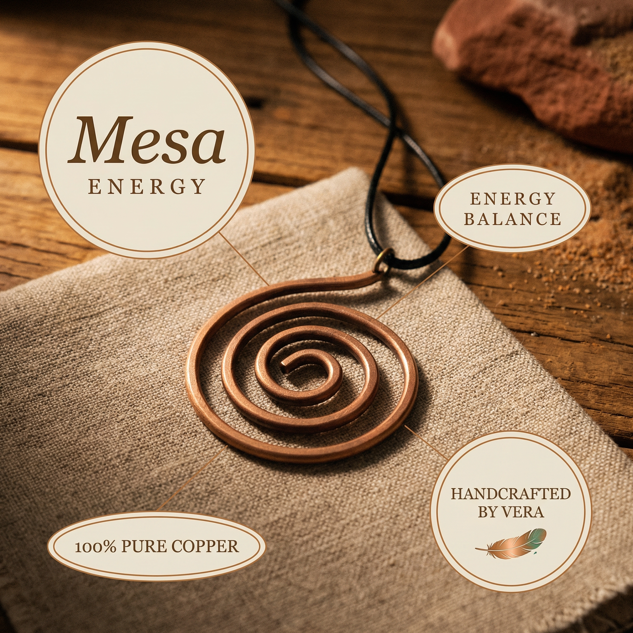 Mesa Copper Necklace