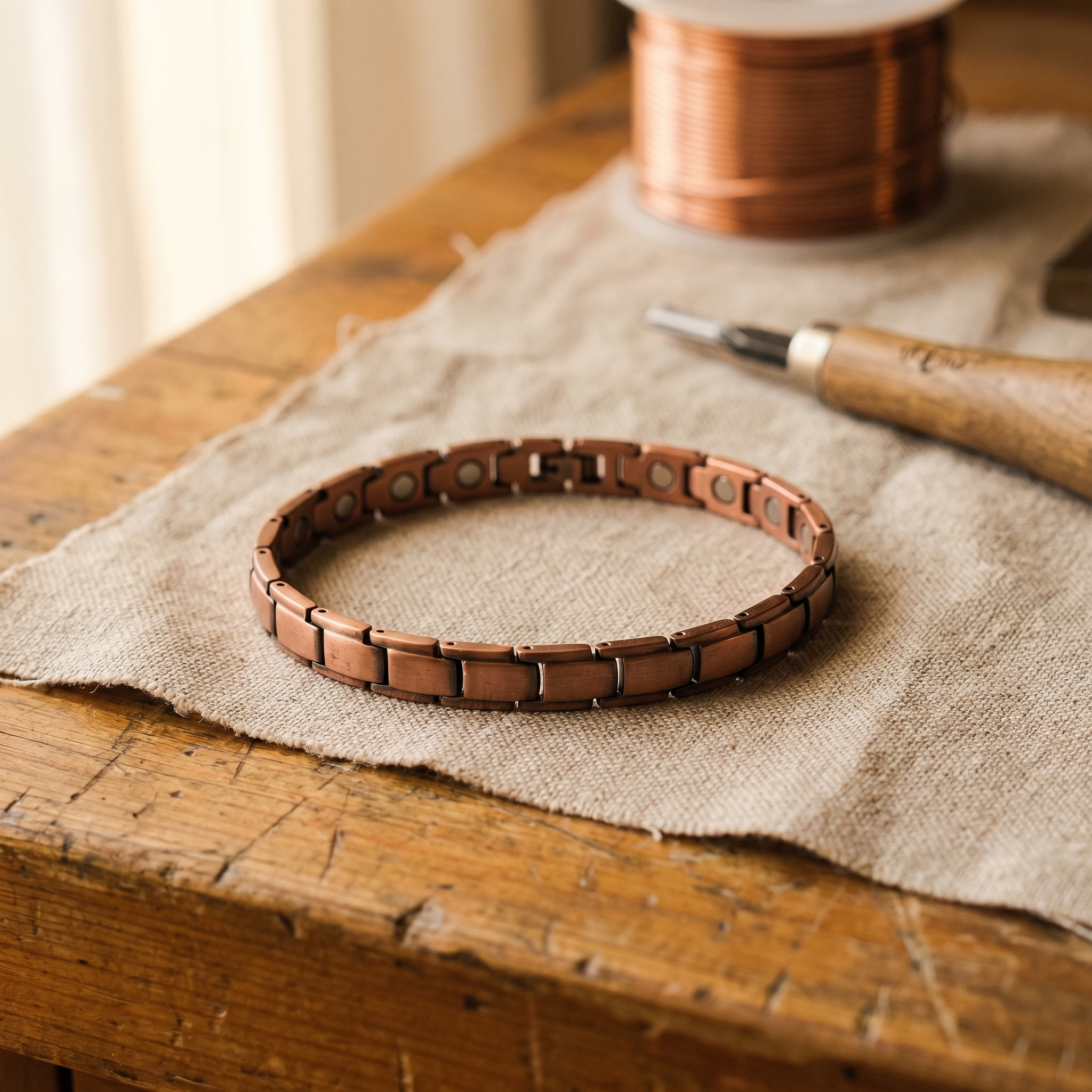 Shore Copper Anklet