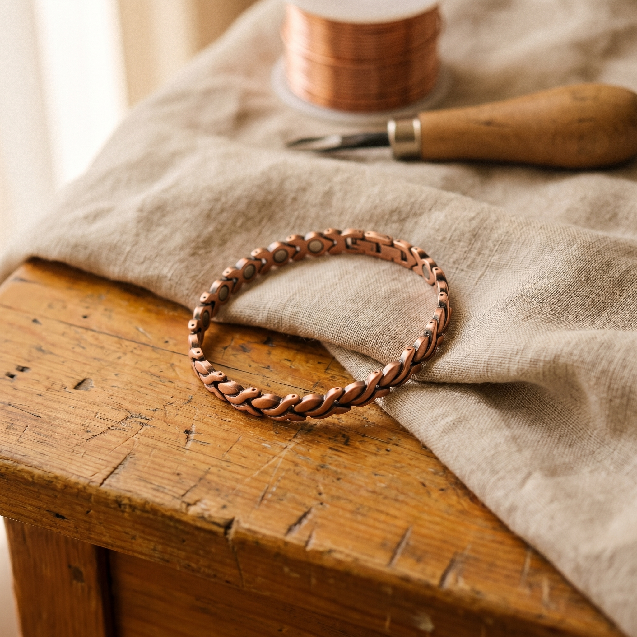 Copper Soul Dune Copper Anklet