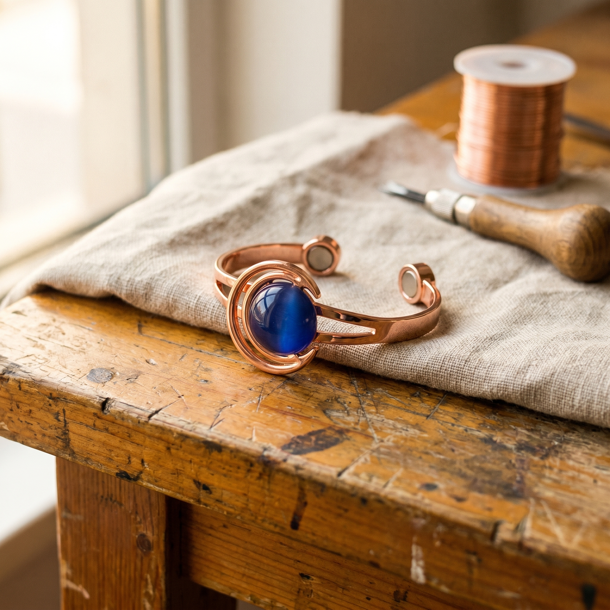 Sphere Copper Bracelet