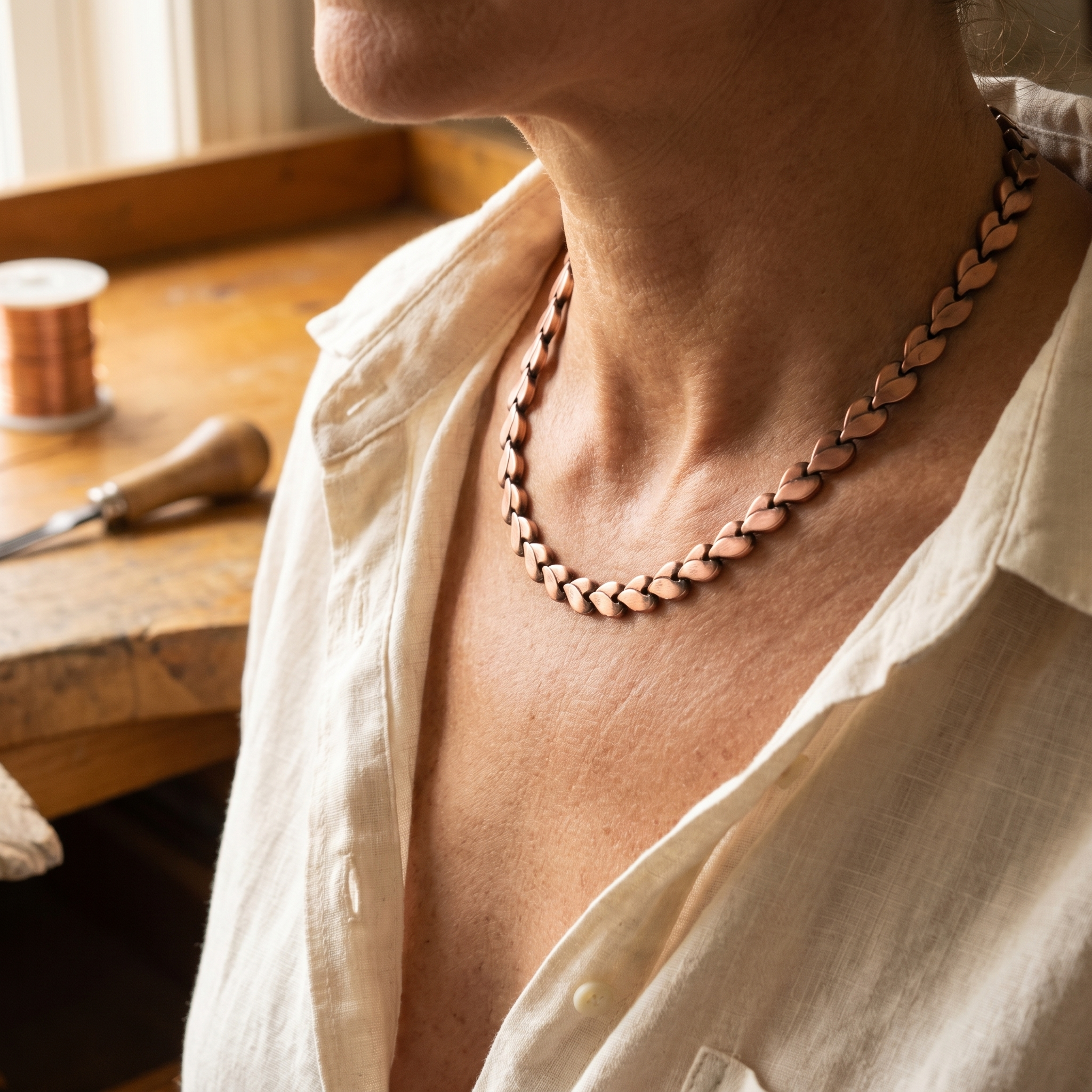 Copper Soul Briar Copper Necklace