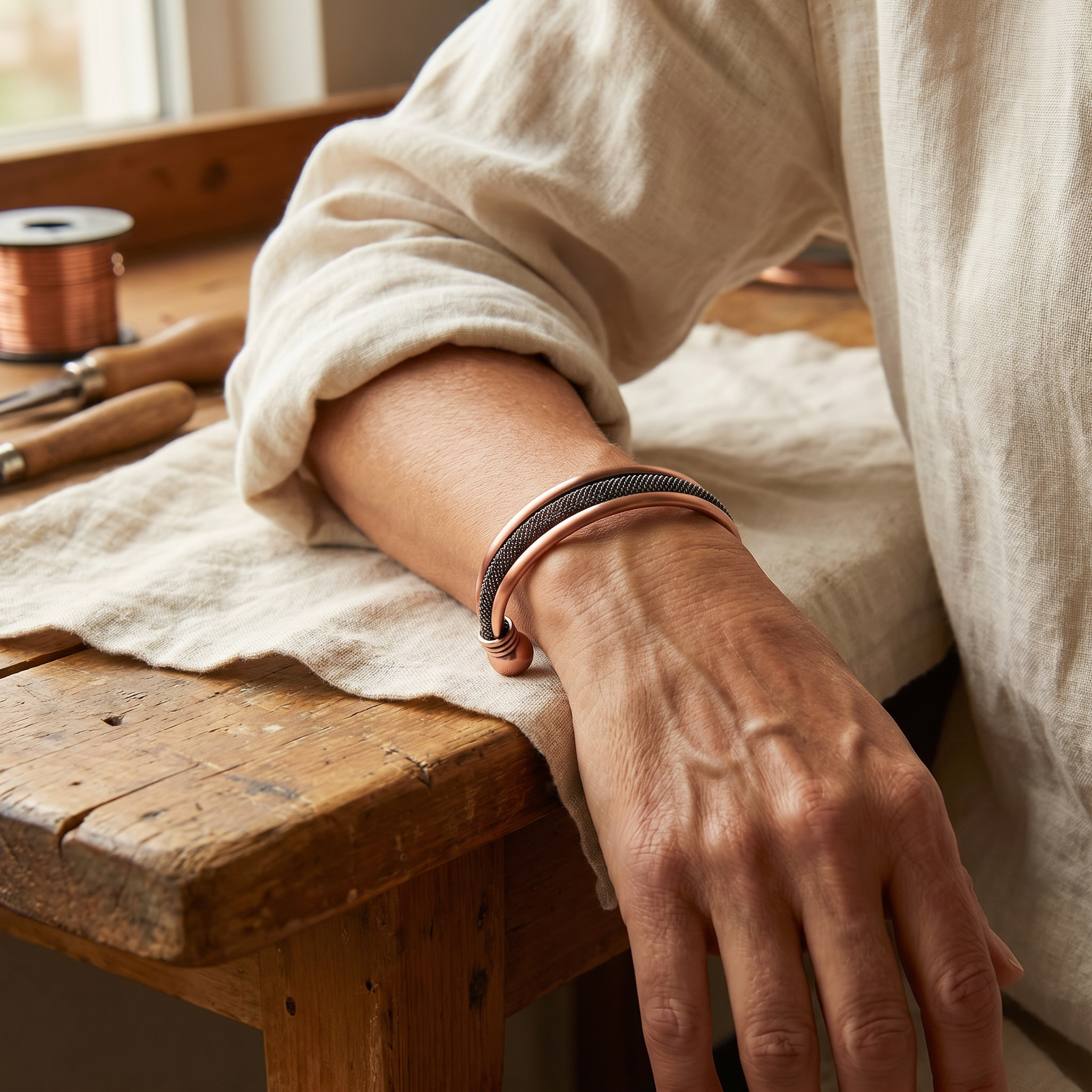 Copper Soul Cairn Copper Bracelet