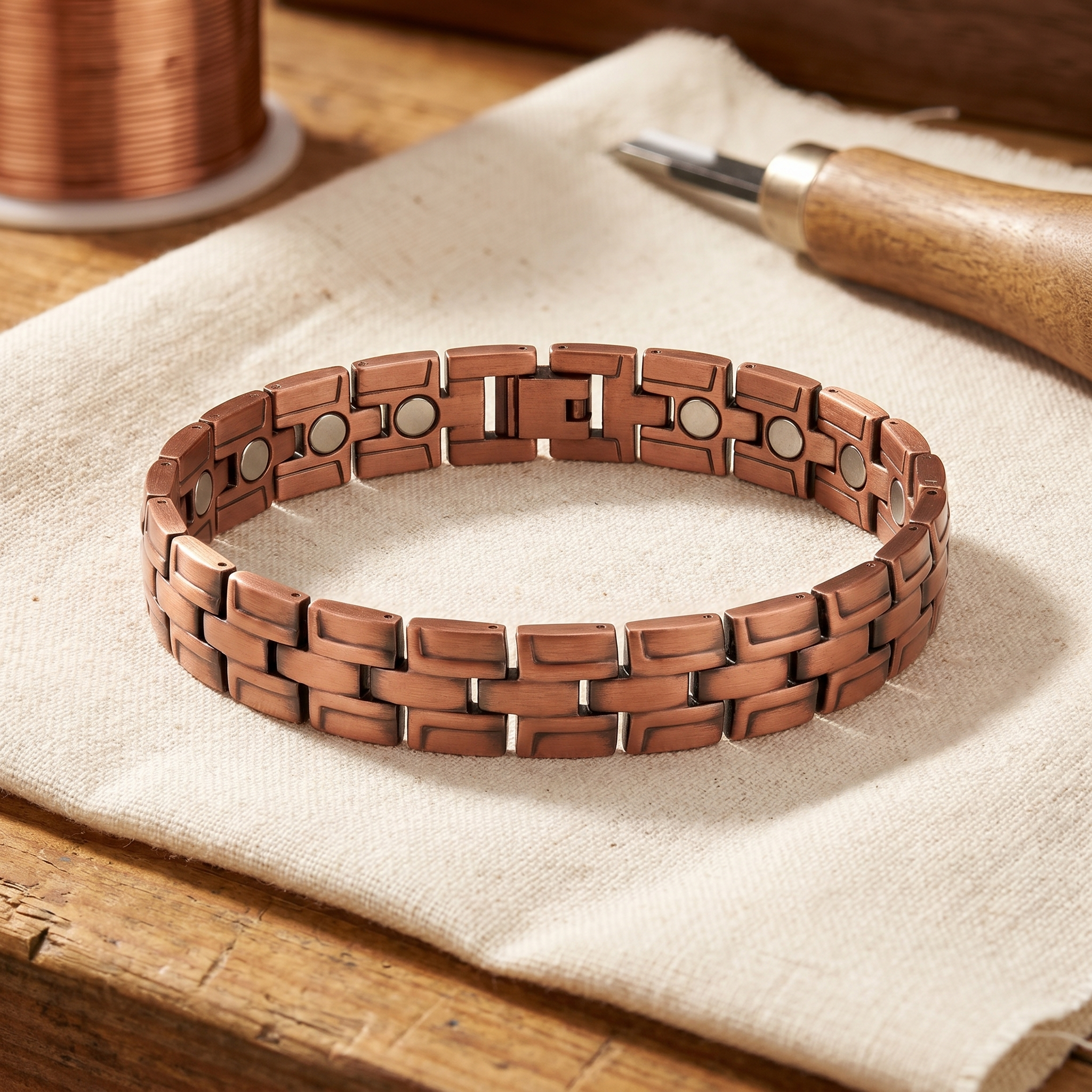Copper Soul Gorse Men's Copper Bracelet