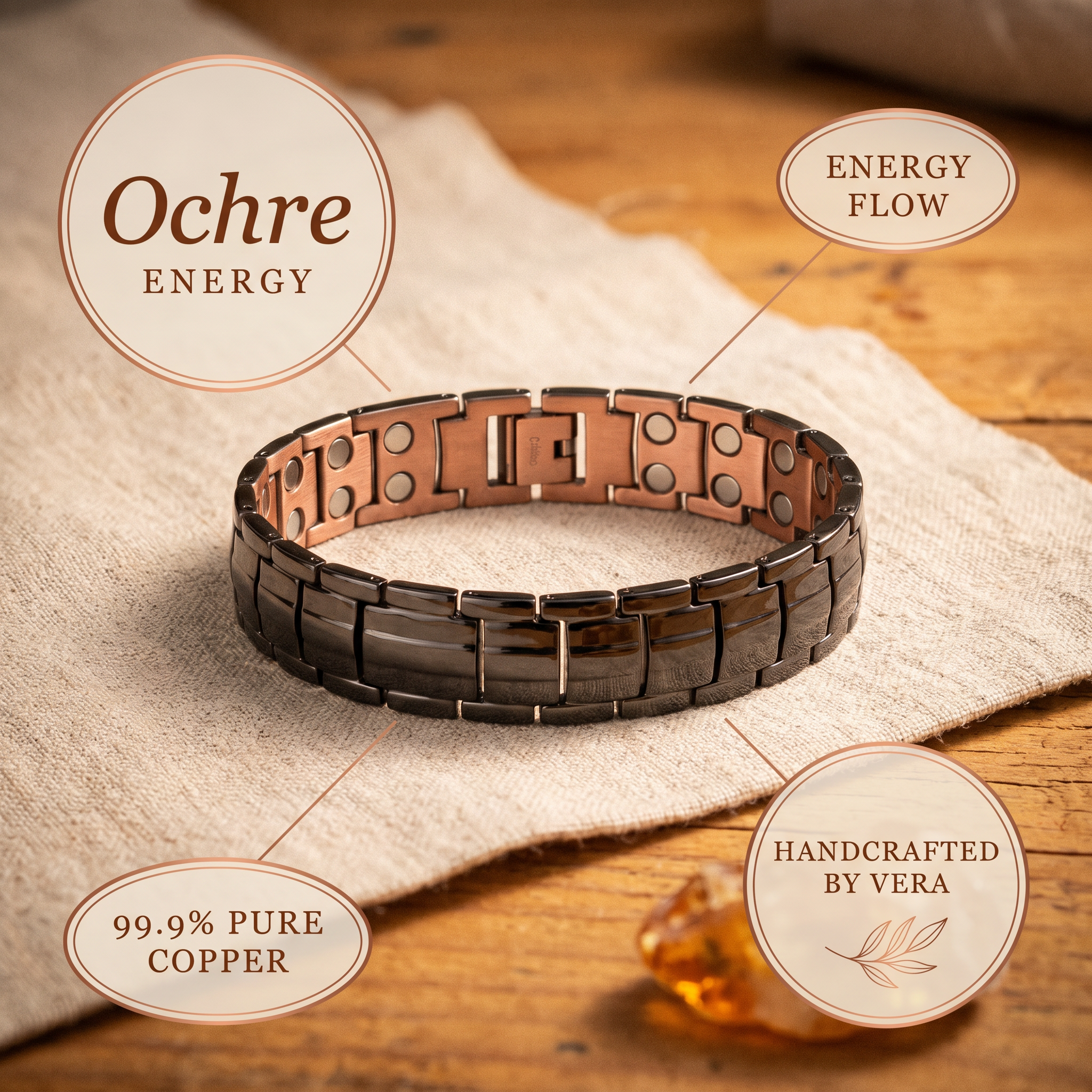 Ochre Men's Copper Bracelet