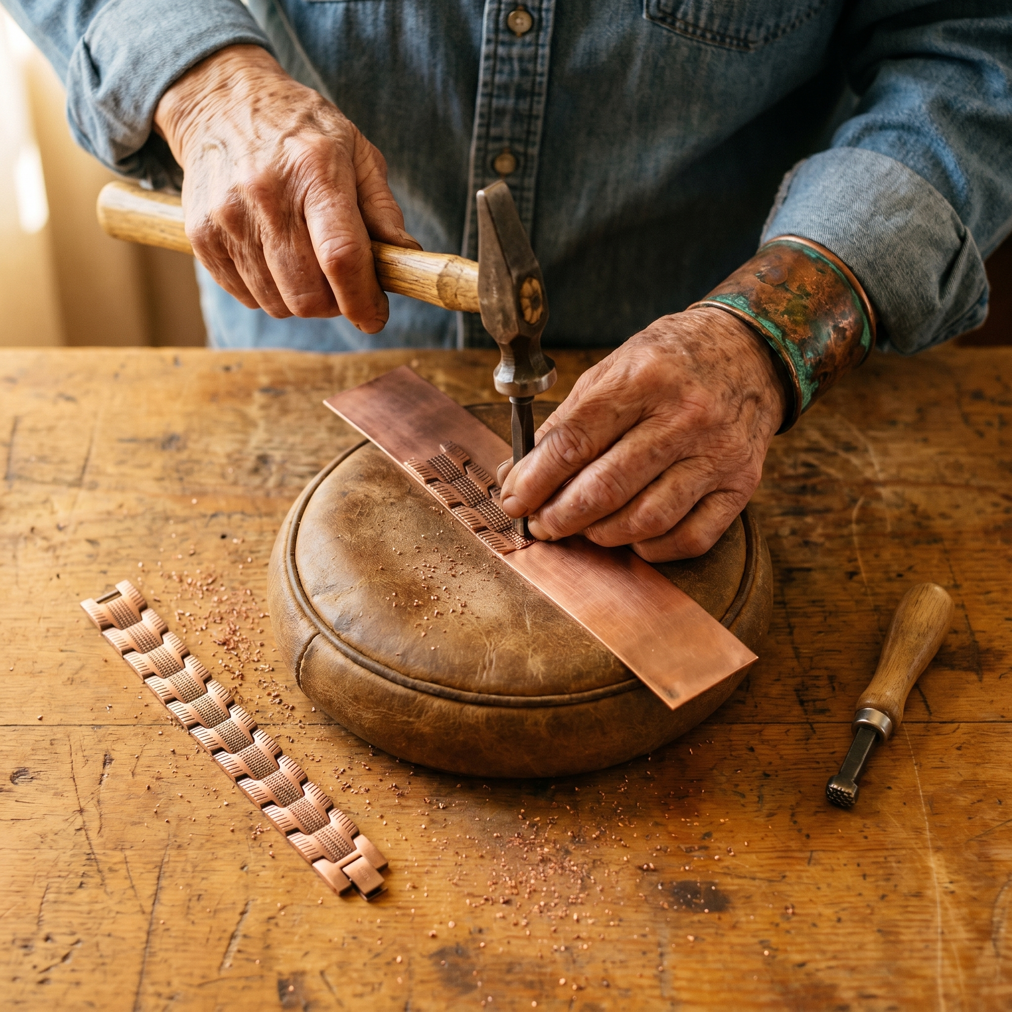 Crag Copper Bracelet