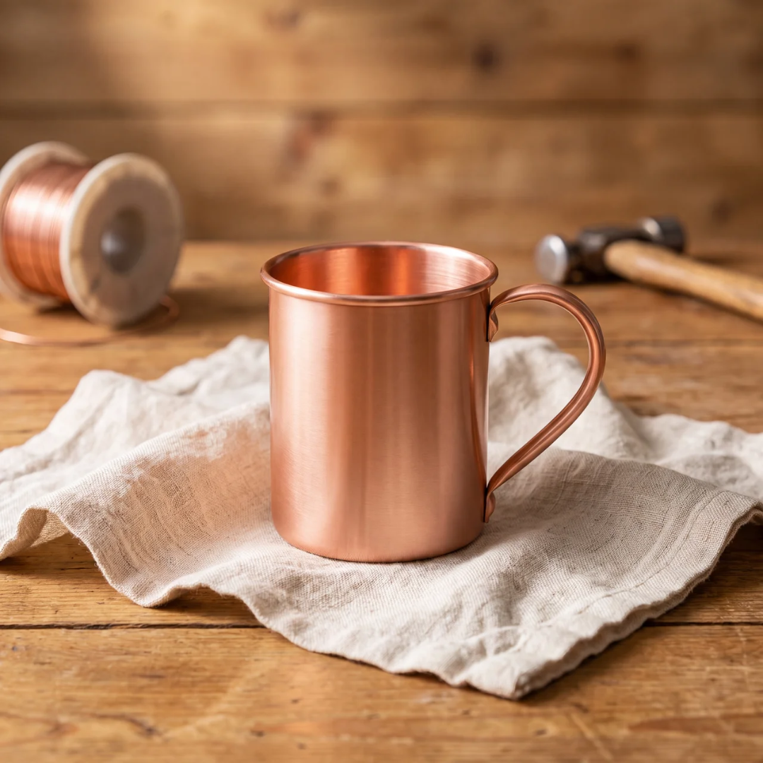 Copper Soul Copper Plain Mug 400ml