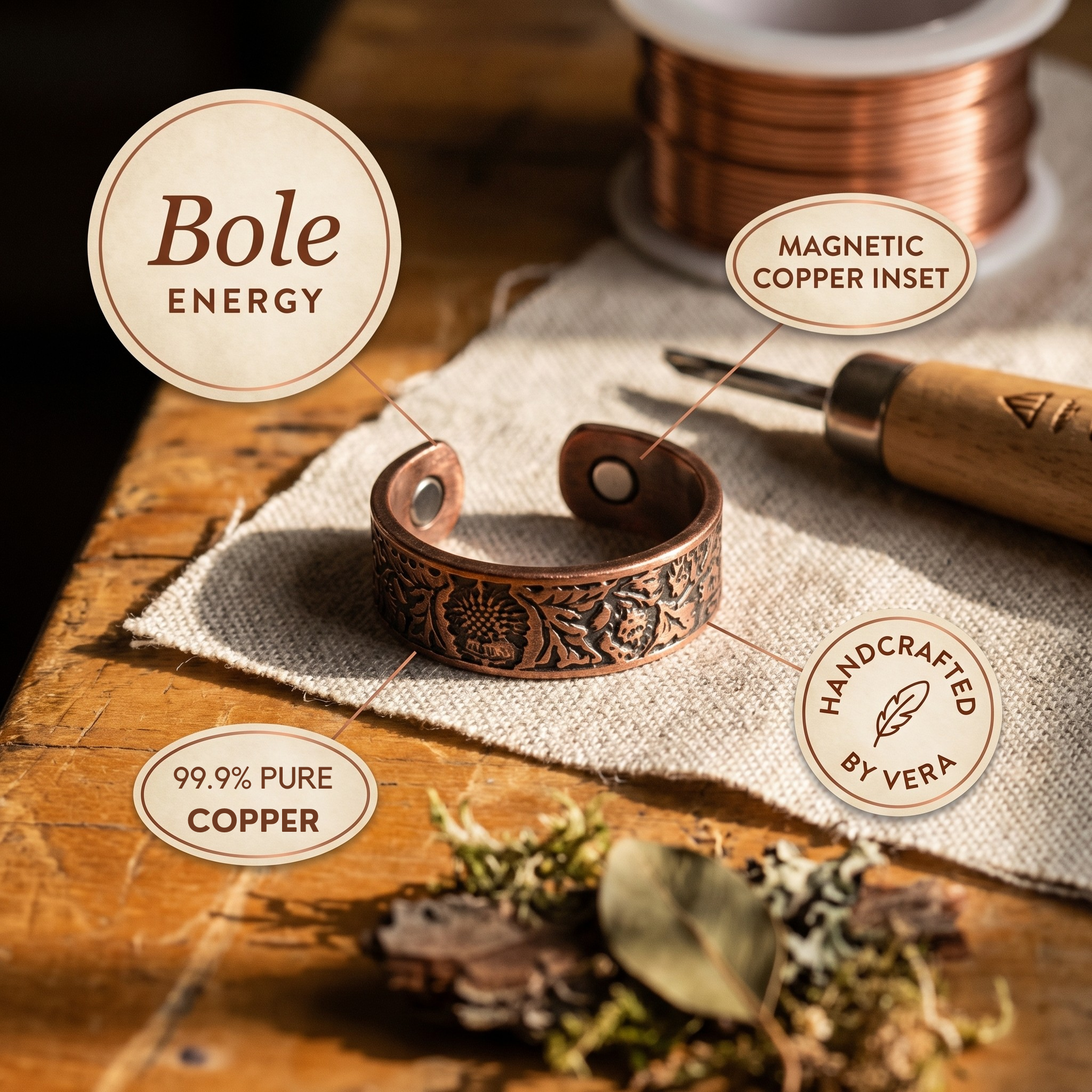 Bole Copper Ring