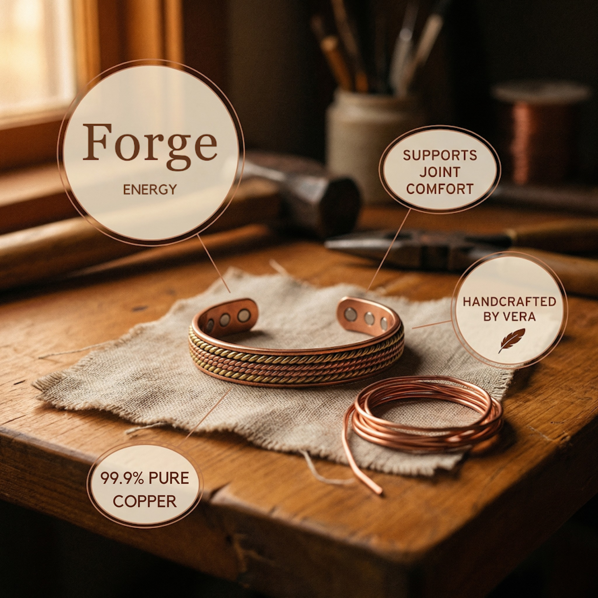 Forge Copper Bracelet