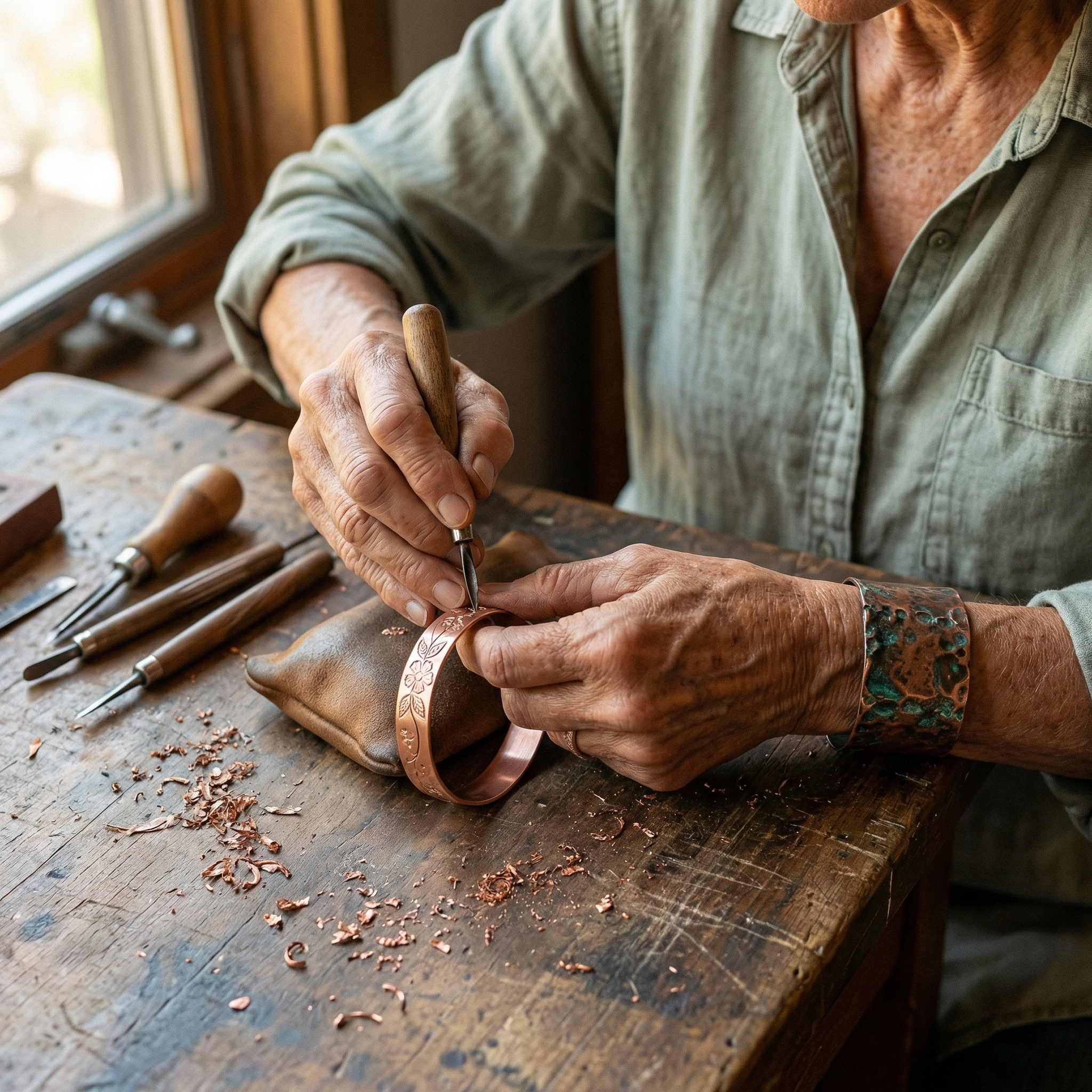 Bloom Copper Bracelet