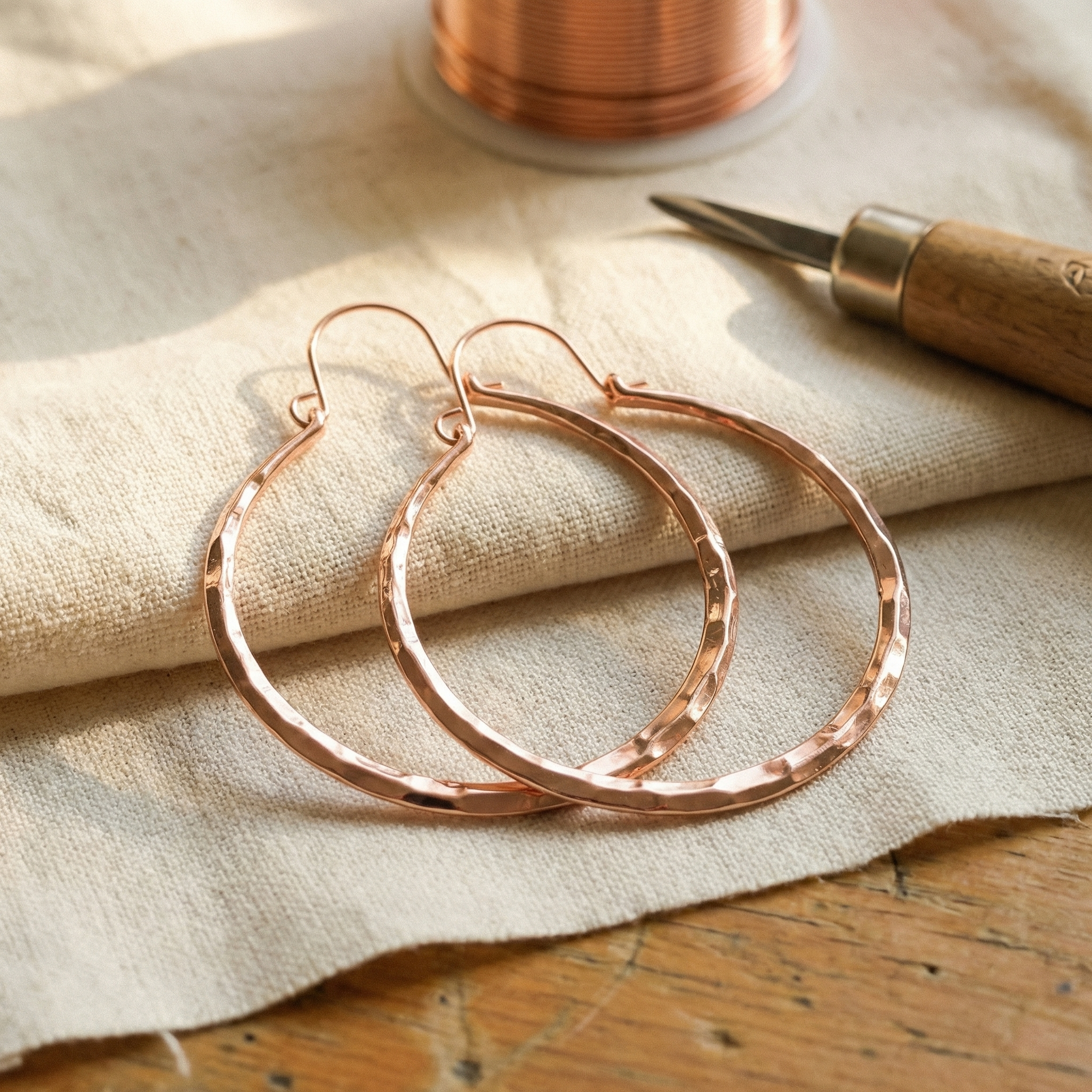 Willow Copper Earrings
