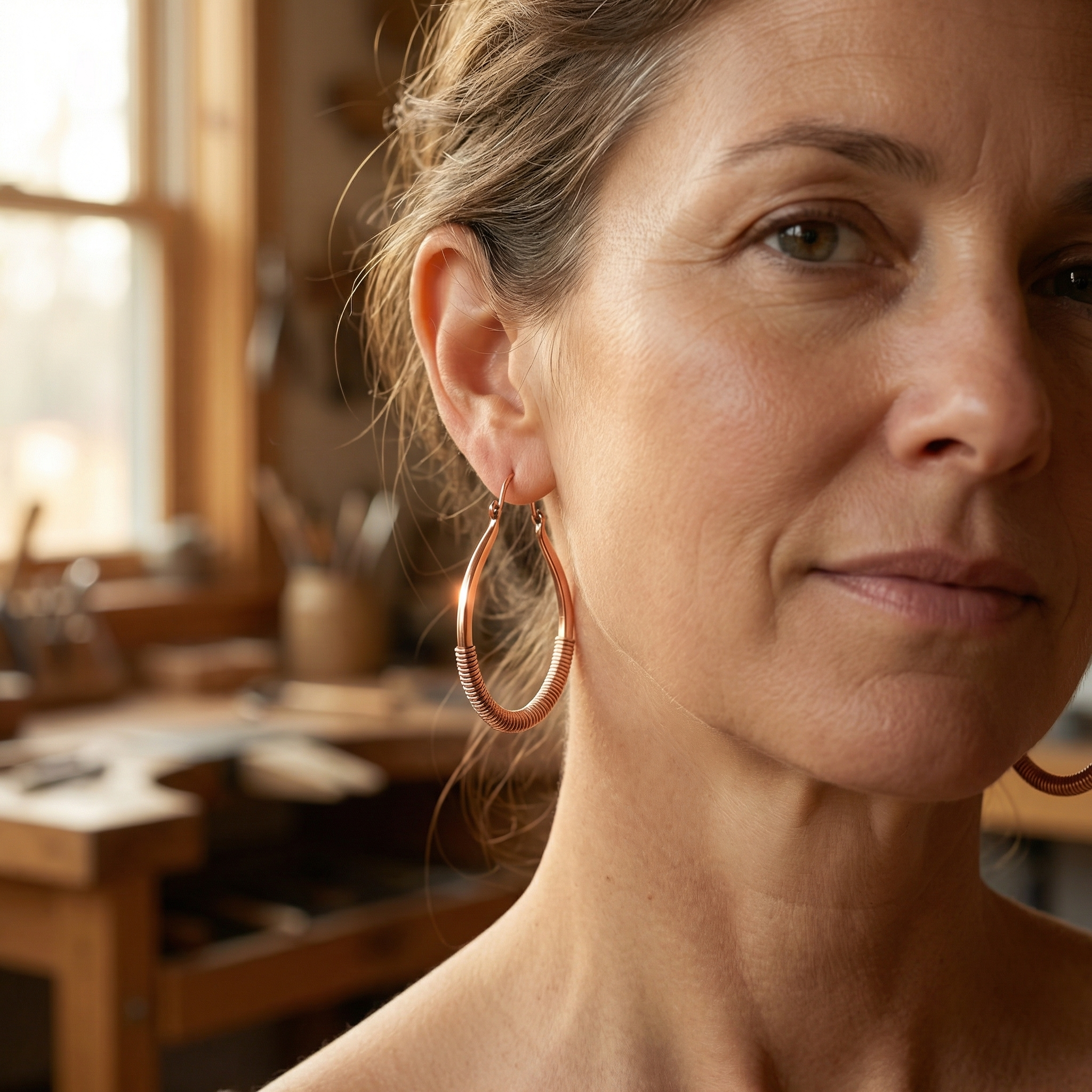 Copper Soul Creek Copper Earrings