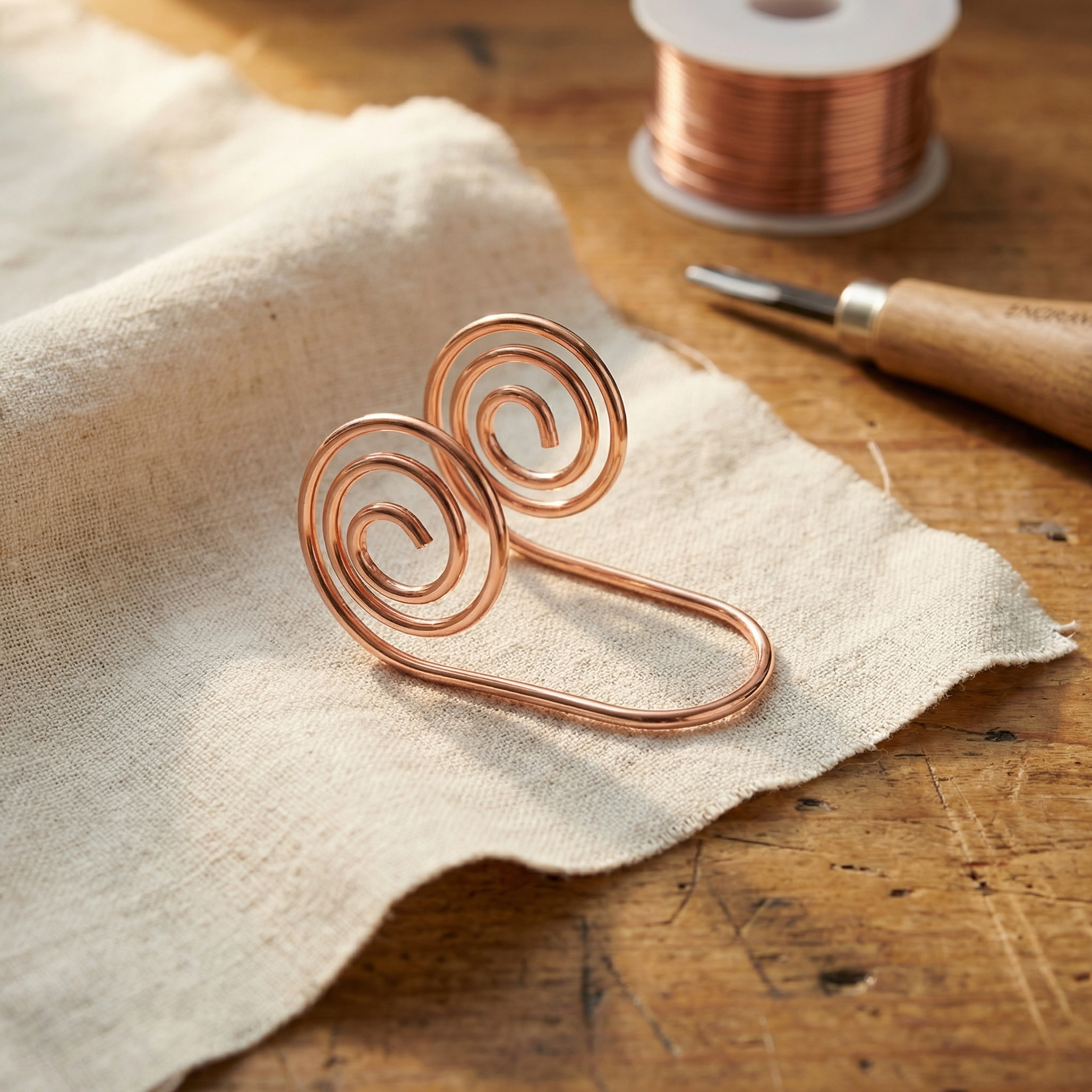 Copper Soul Flow Copper Hand Spiral