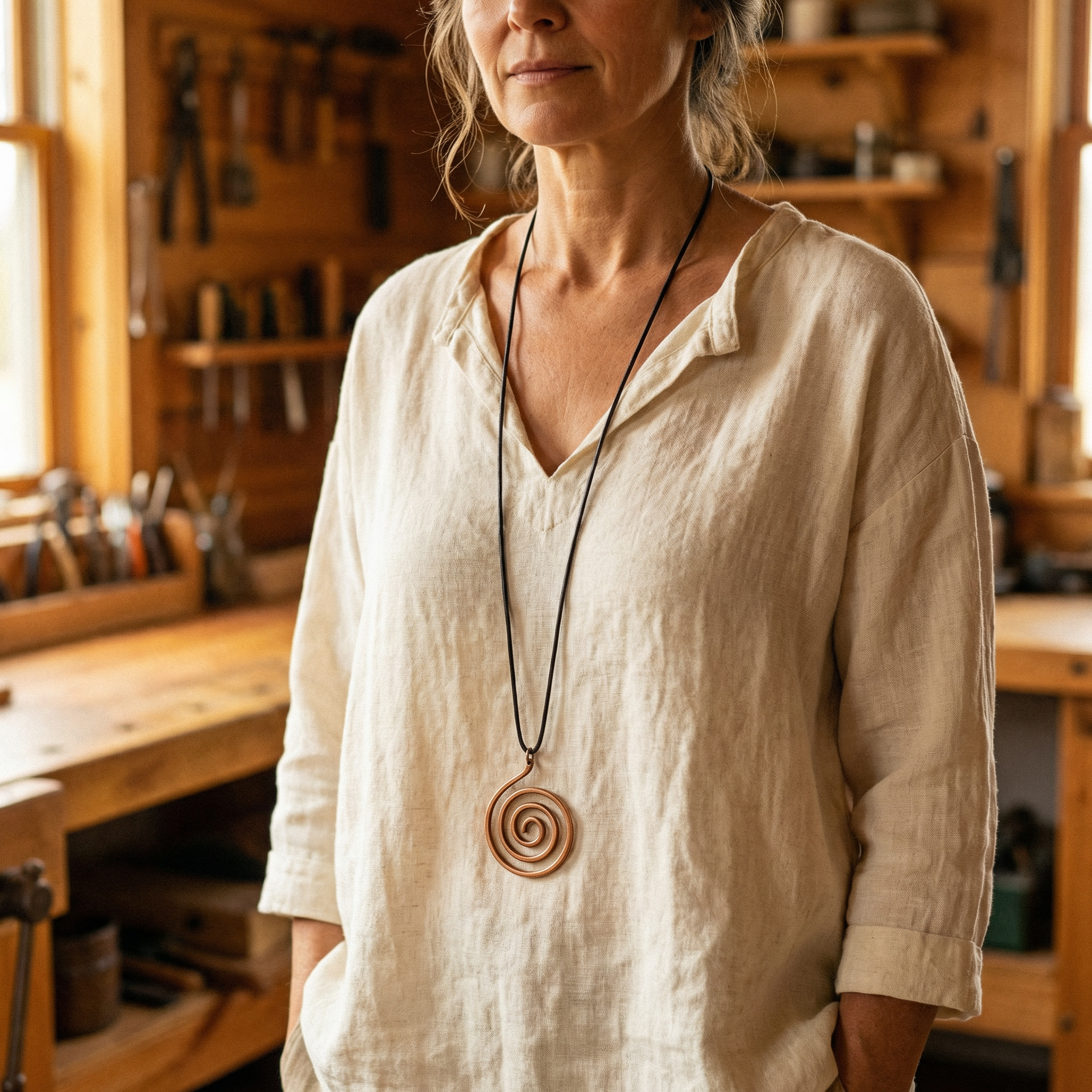 Mesa Copper Necklace