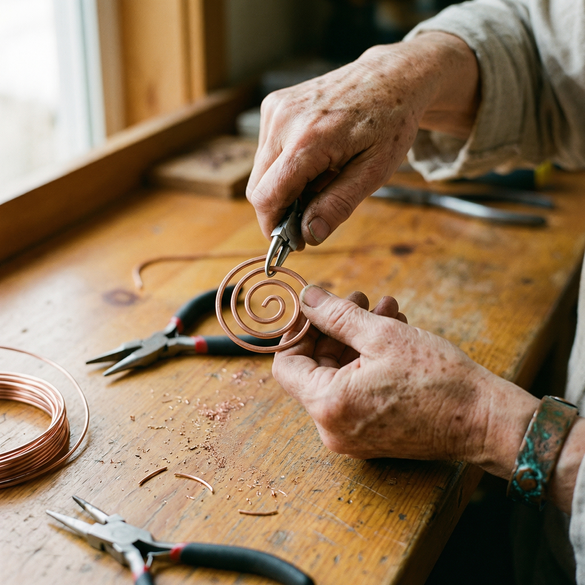 Mesa Copper Necklace