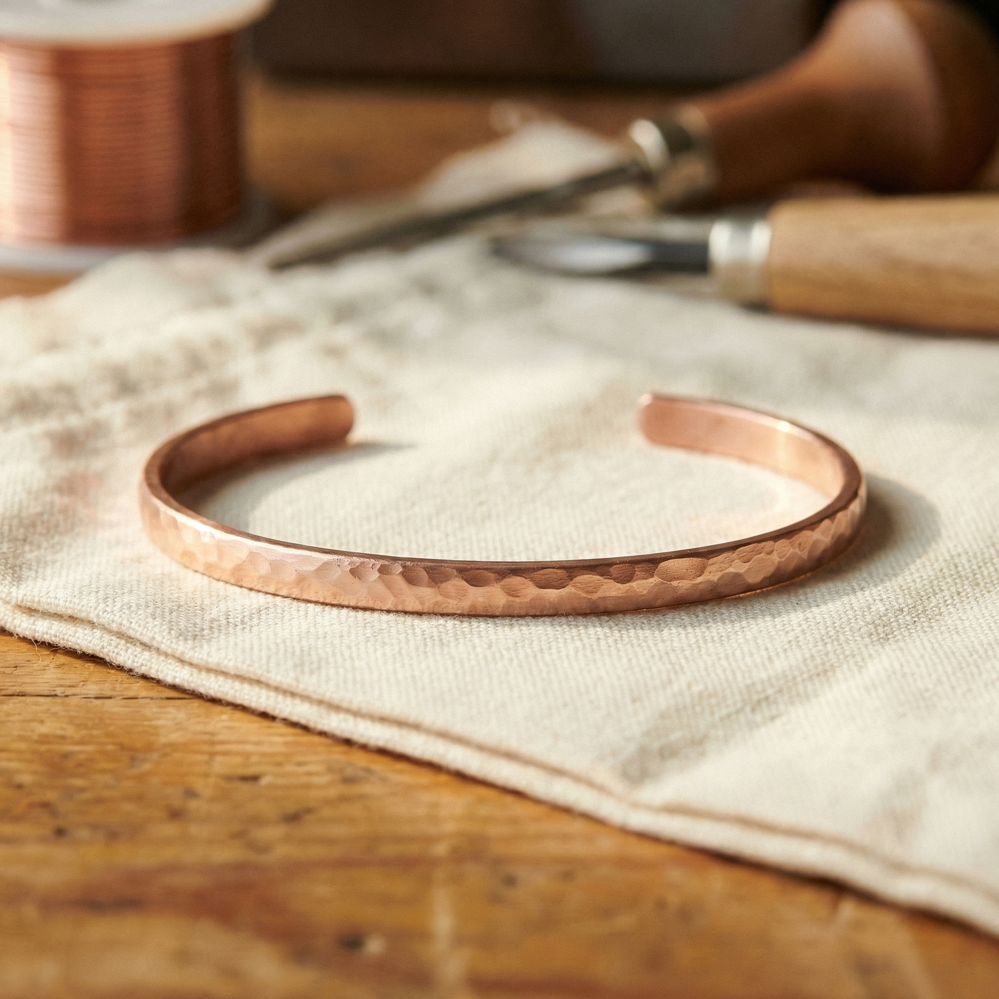 Sand Copper Anklet