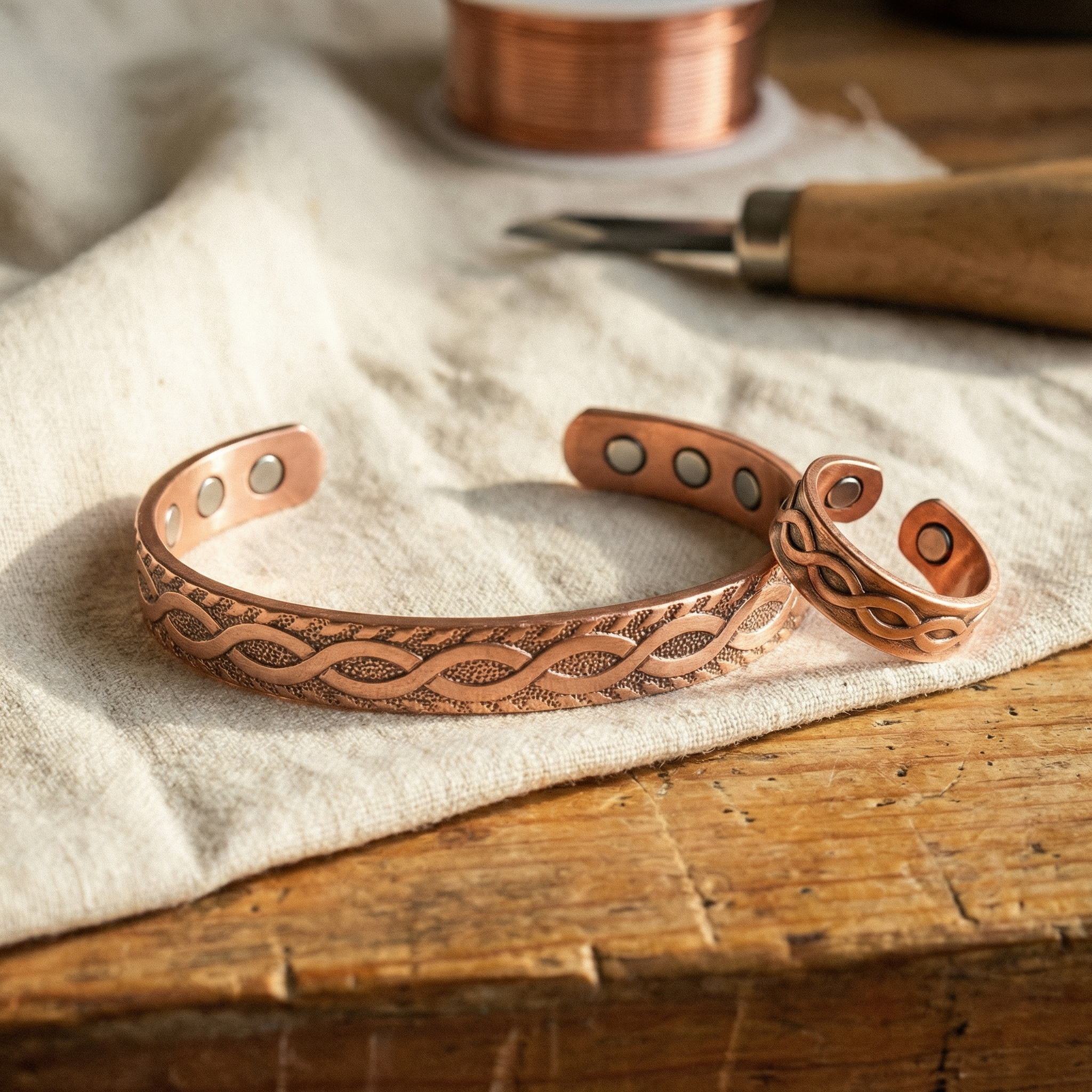 Knot Copper Set