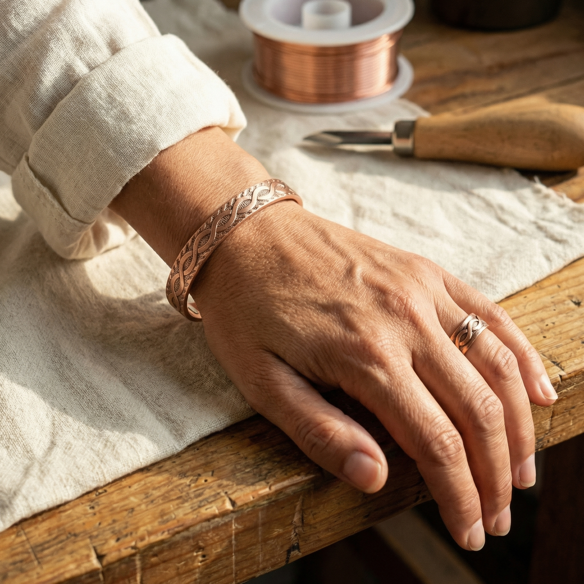 Knot Copper Set