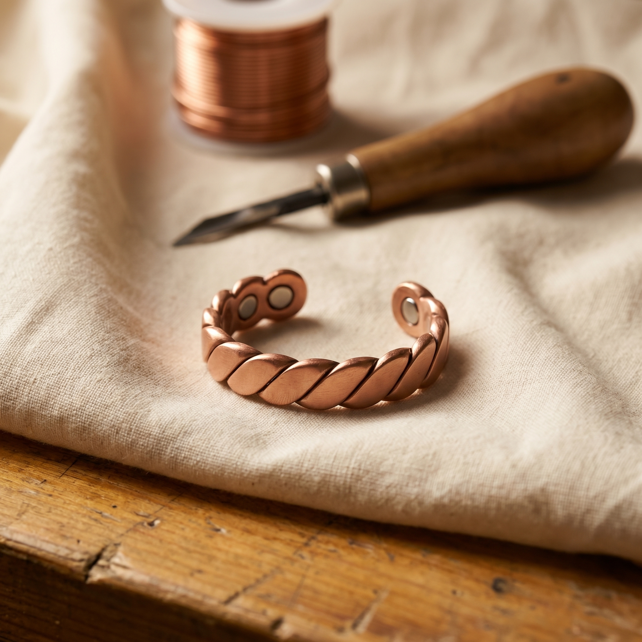 Knap Copper Ring