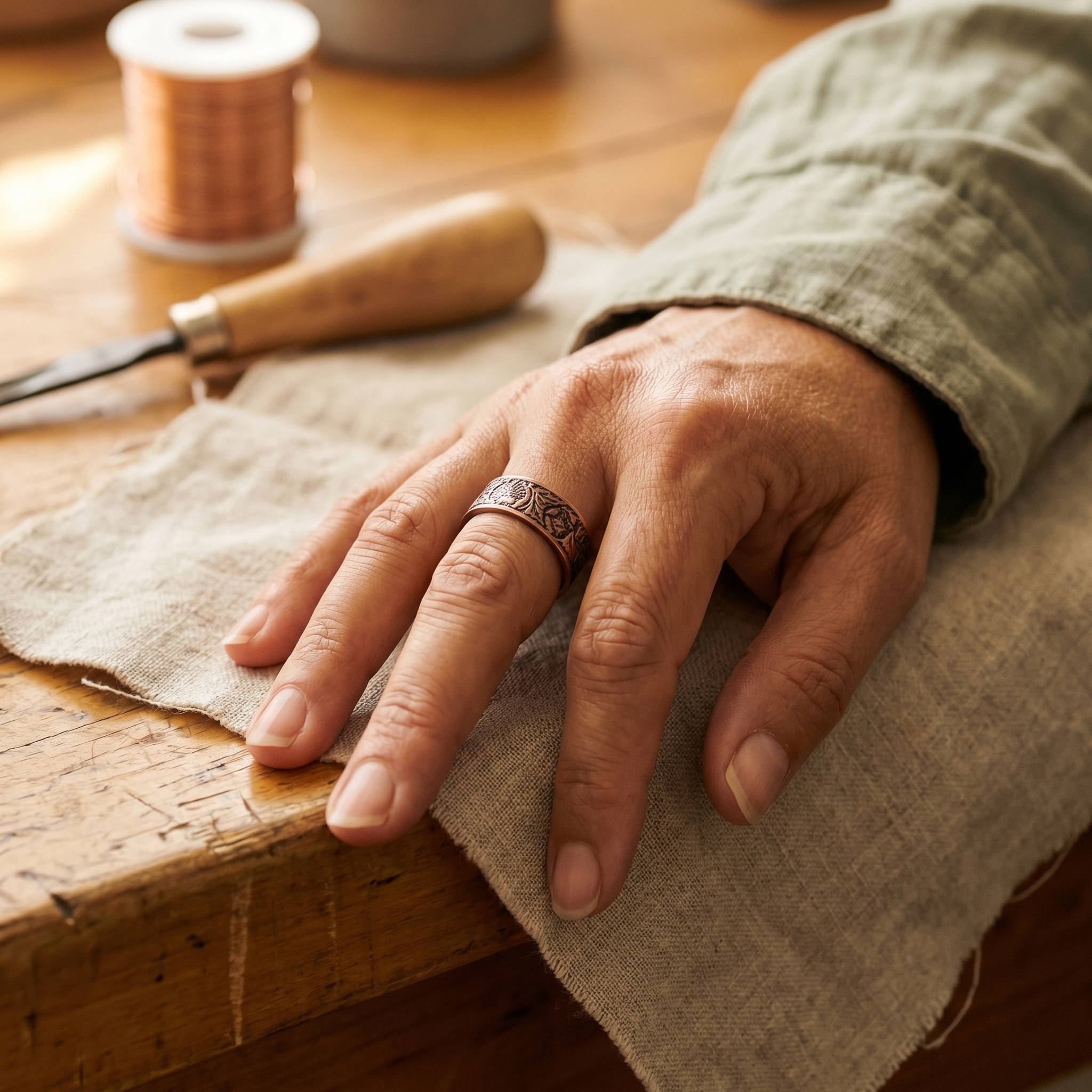 Copper Soul Bole Copper Ring
