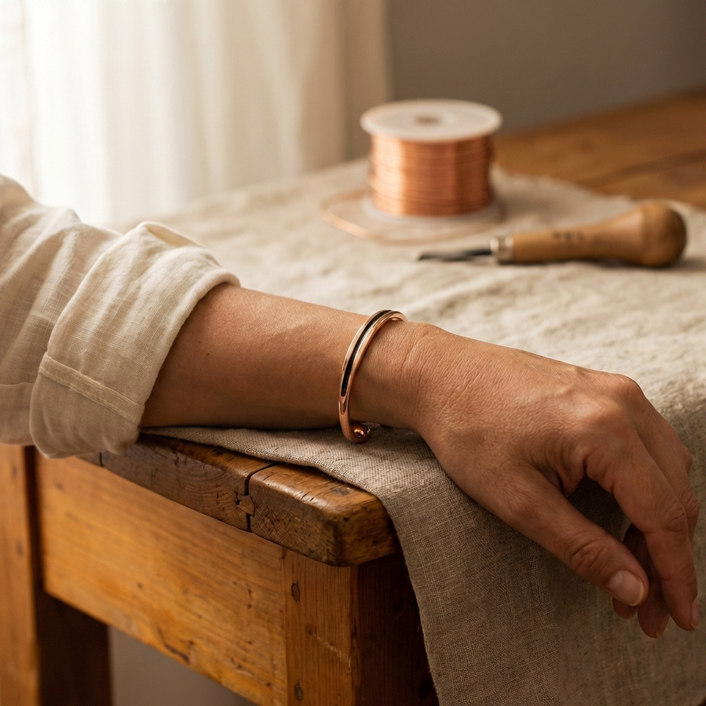 Vein Copper Bracelet