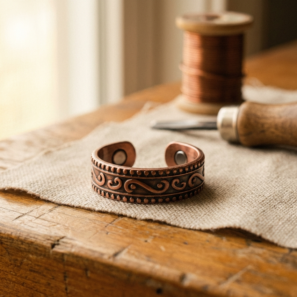 Copper Soul Fern Copper Ring