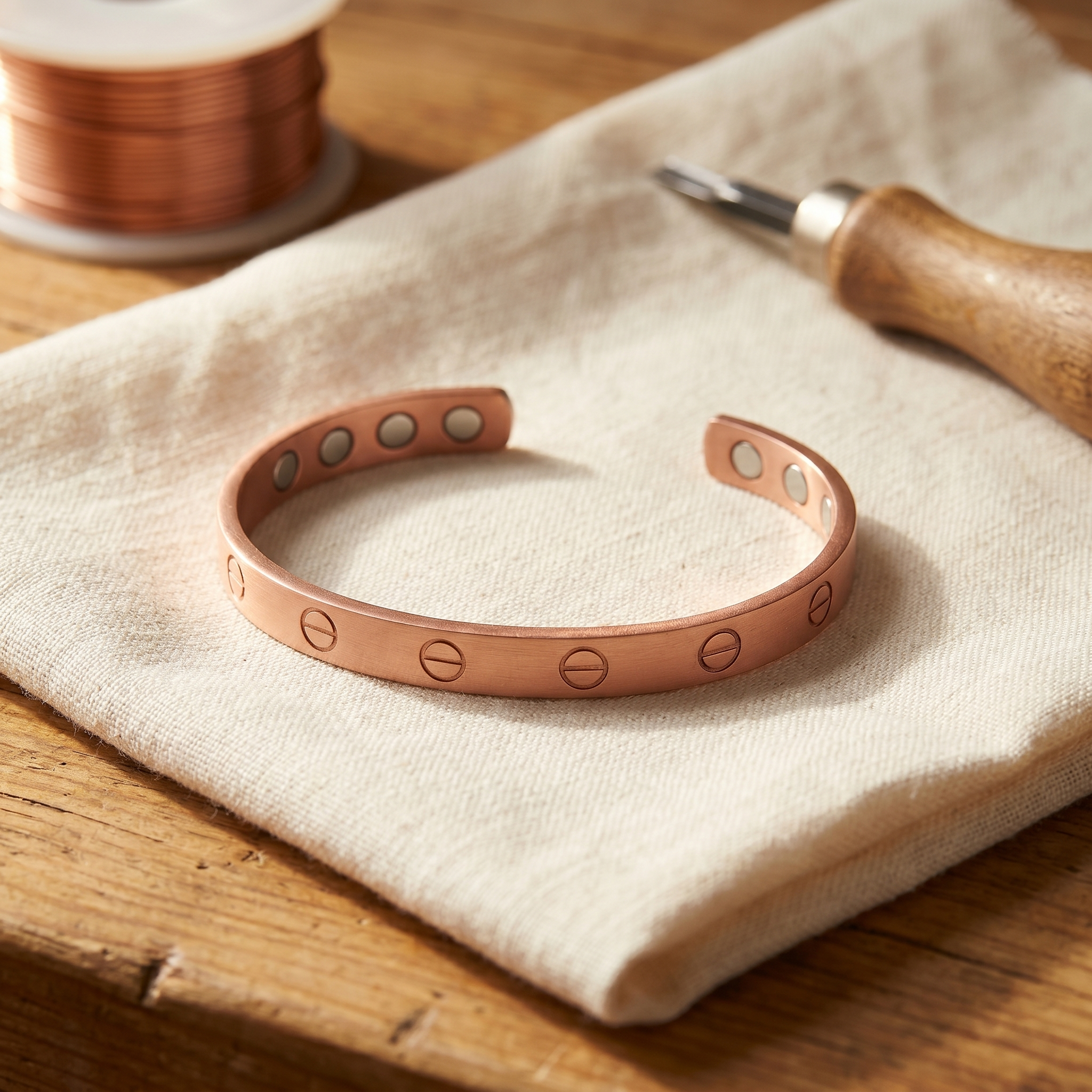 Copper Soul Bolt Copper Bracelet