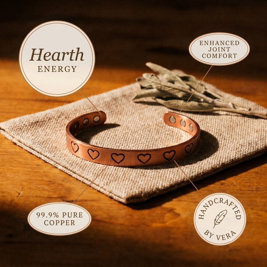 Hearth Copper Bracelet