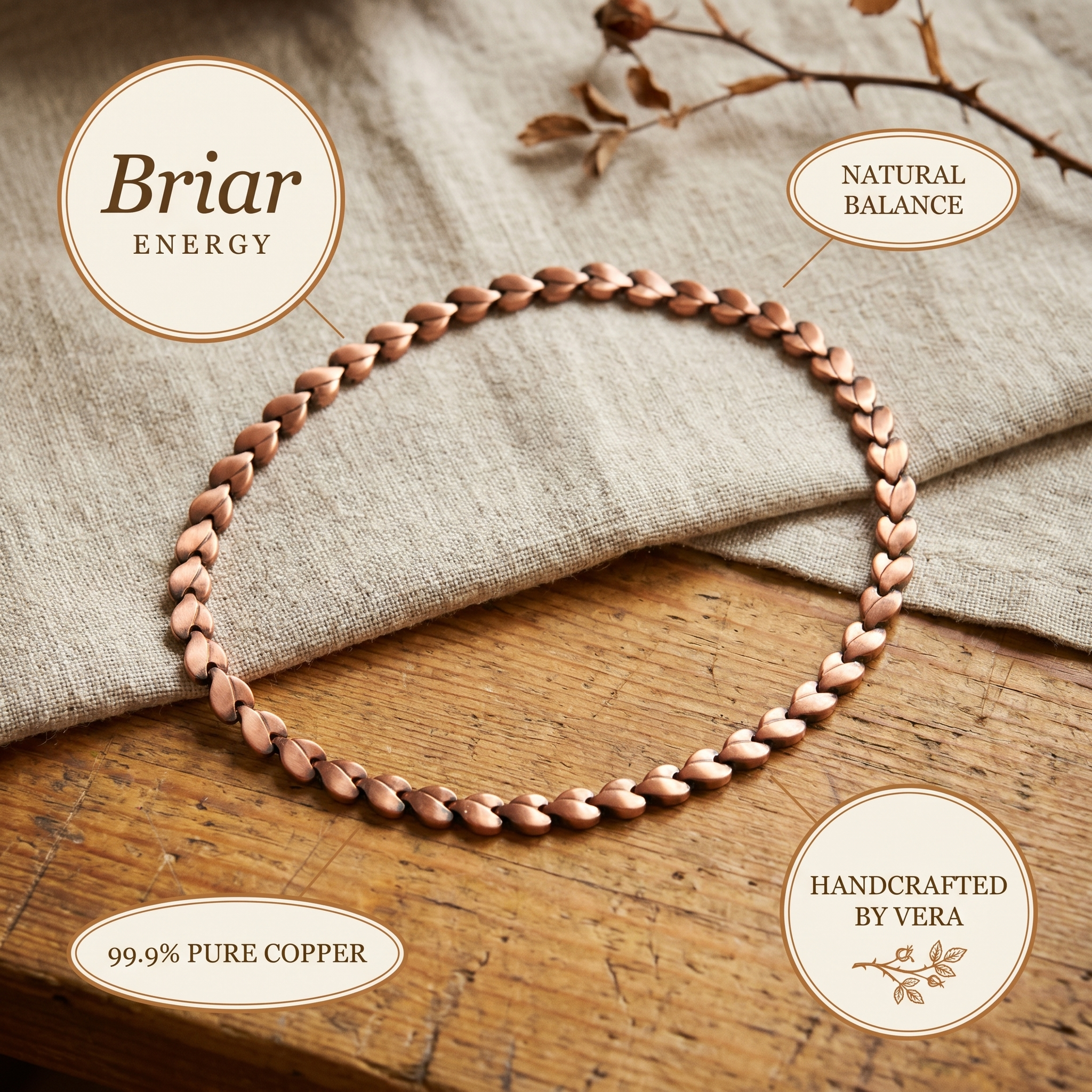 Briar Copper Necklace