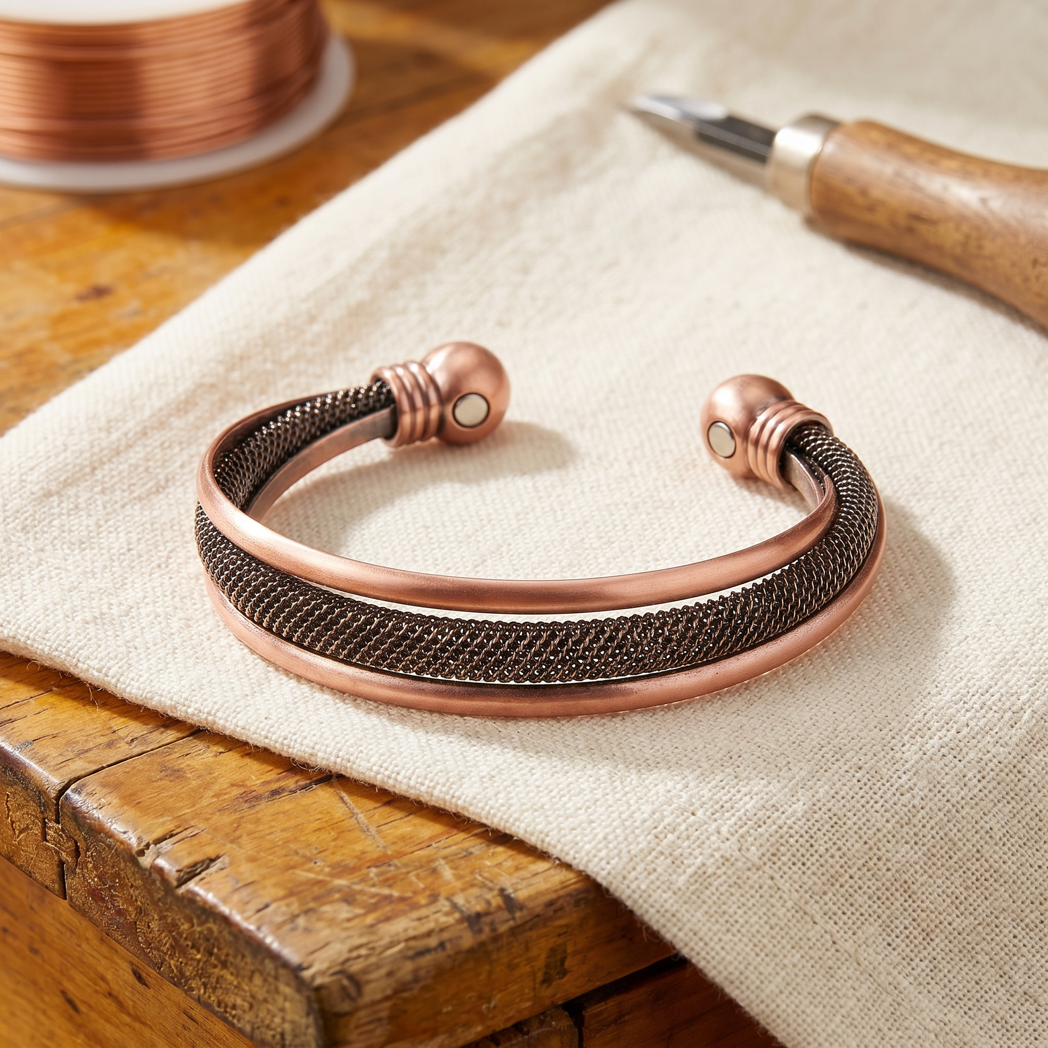 Copper Soul Cairn Copper Bracelet