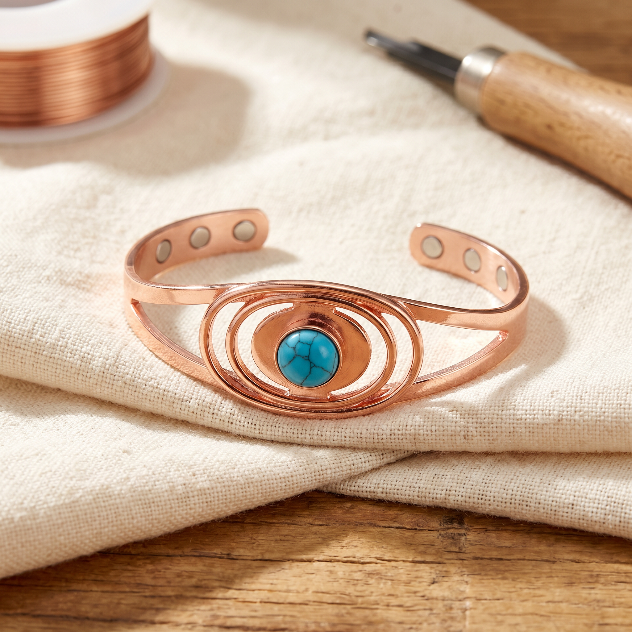 Sedge Copper Bracelet