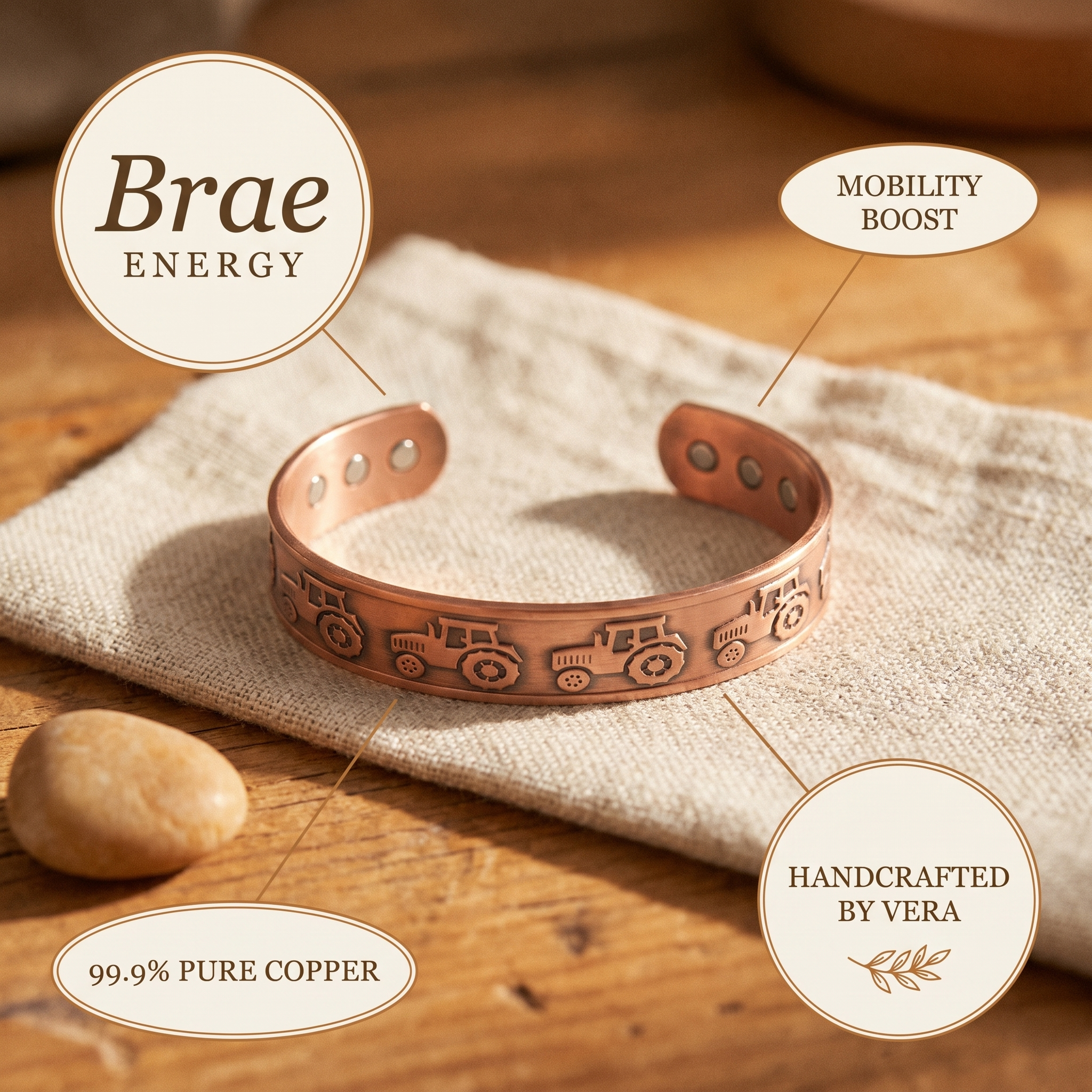 Brae Copper Bracelet