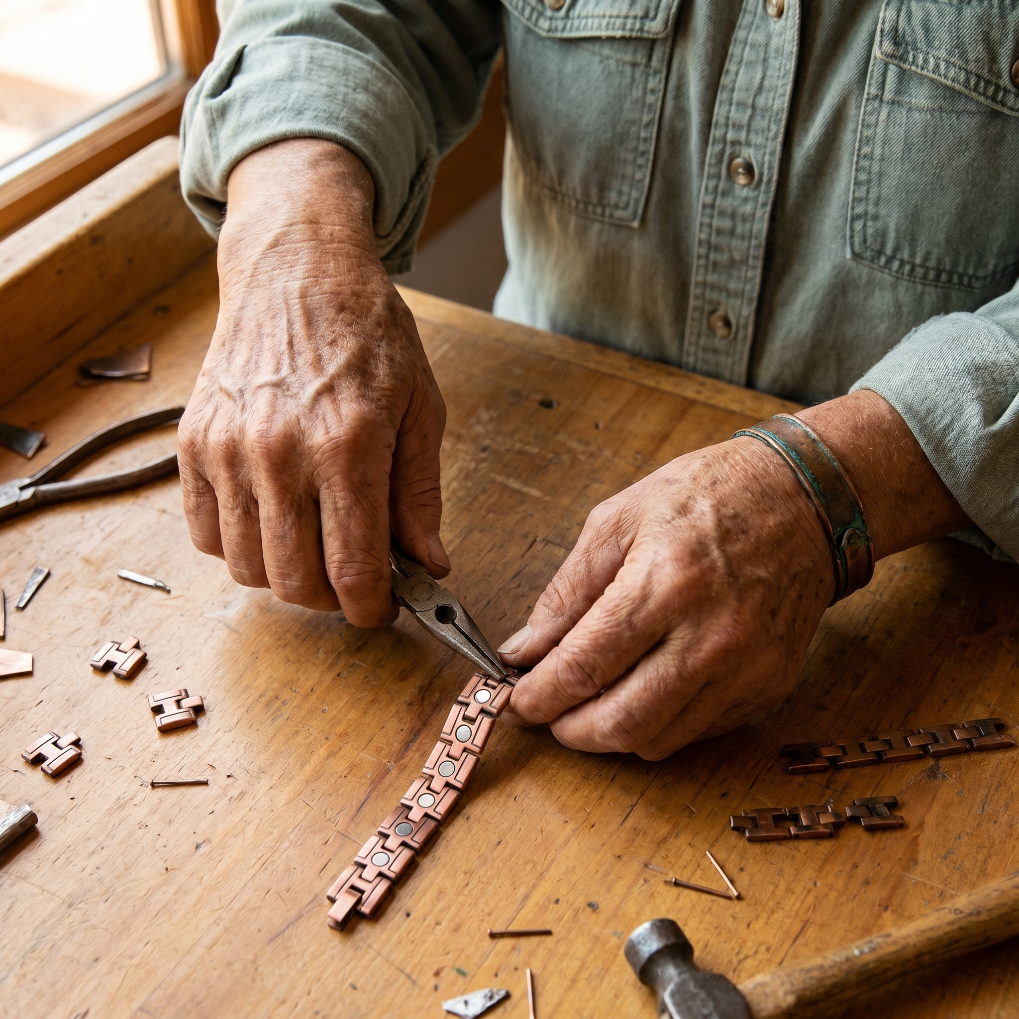 Gorse Men's Copper Bracelet
