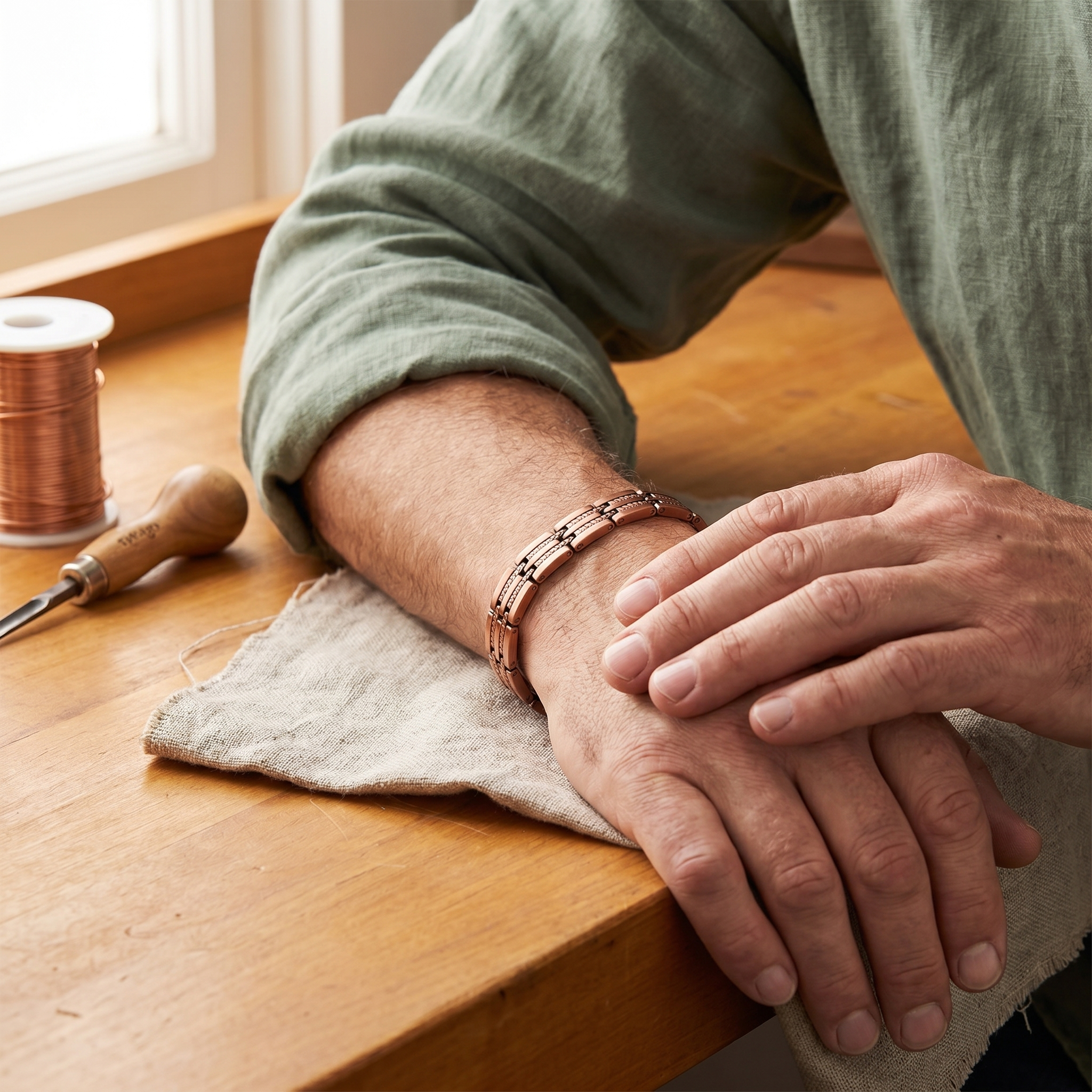 Pike Men's Copper Bracelet