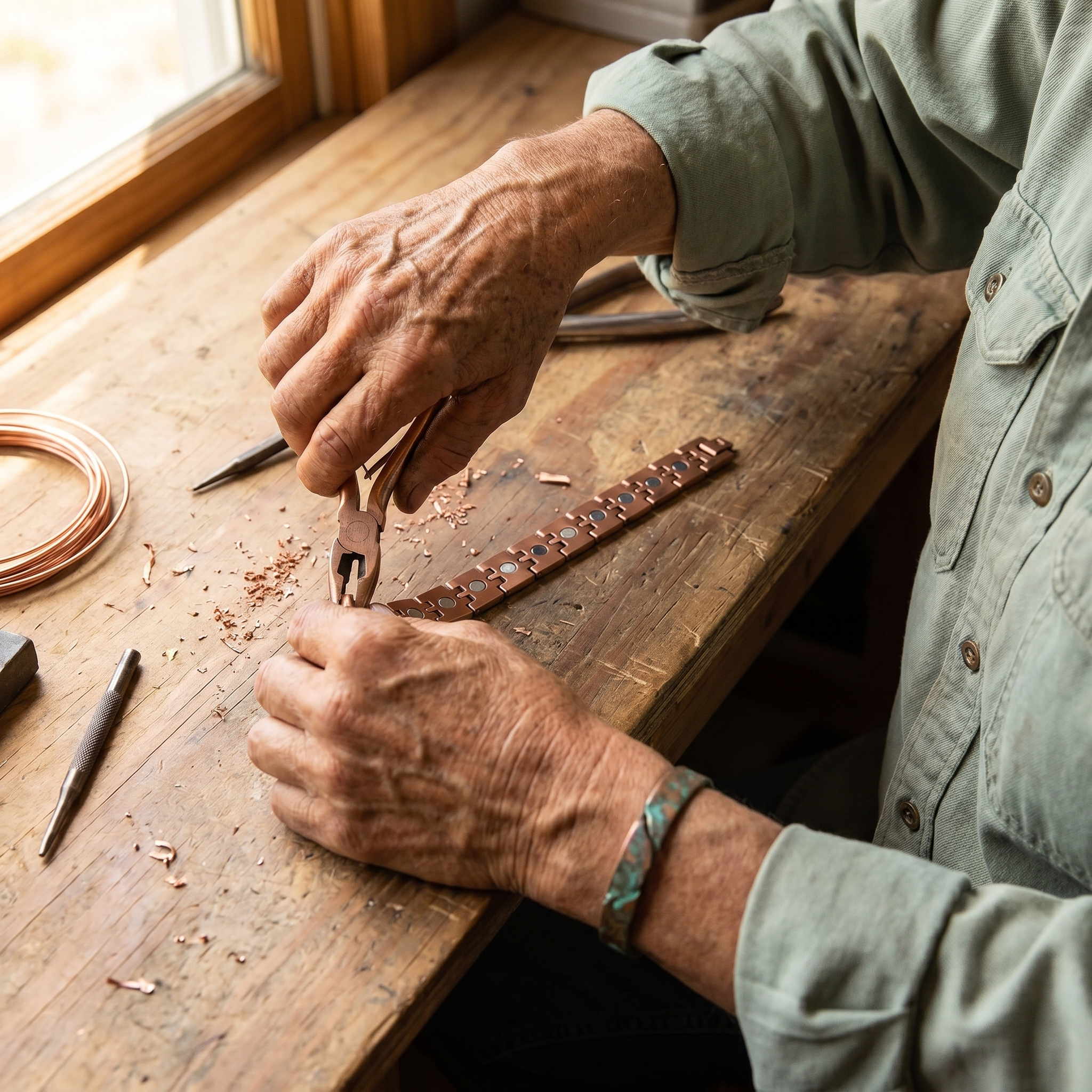 Pike Men's Copper Bracelet