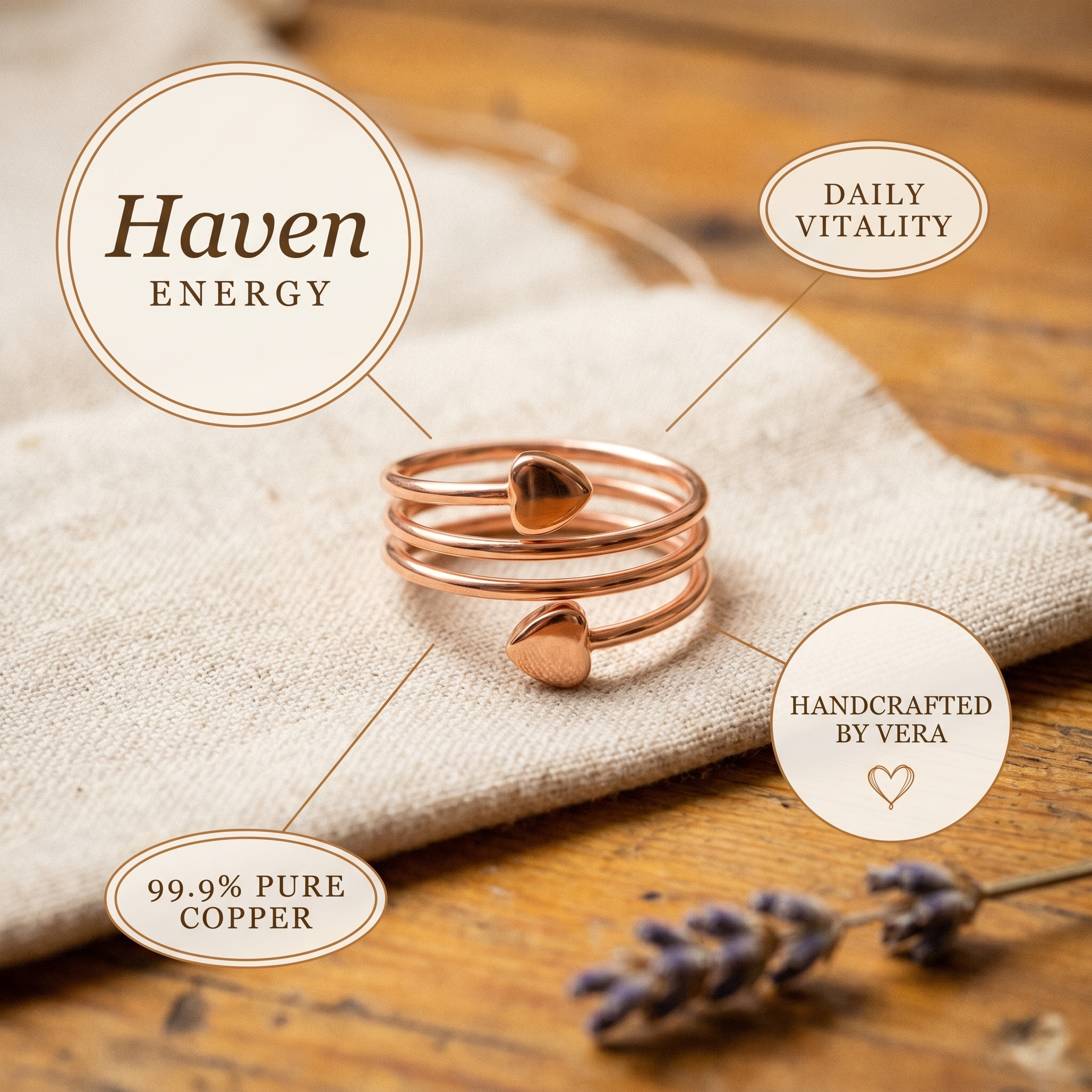 Haven Copper Ring